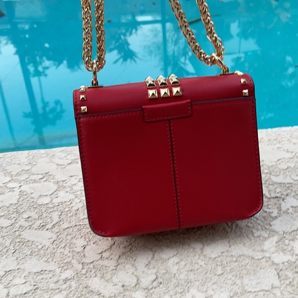 Michael Kors Bag / Bag Crossbody Sonia Sm cross Body Flame 35H1G6SS5L Red - Picture 6 of 16